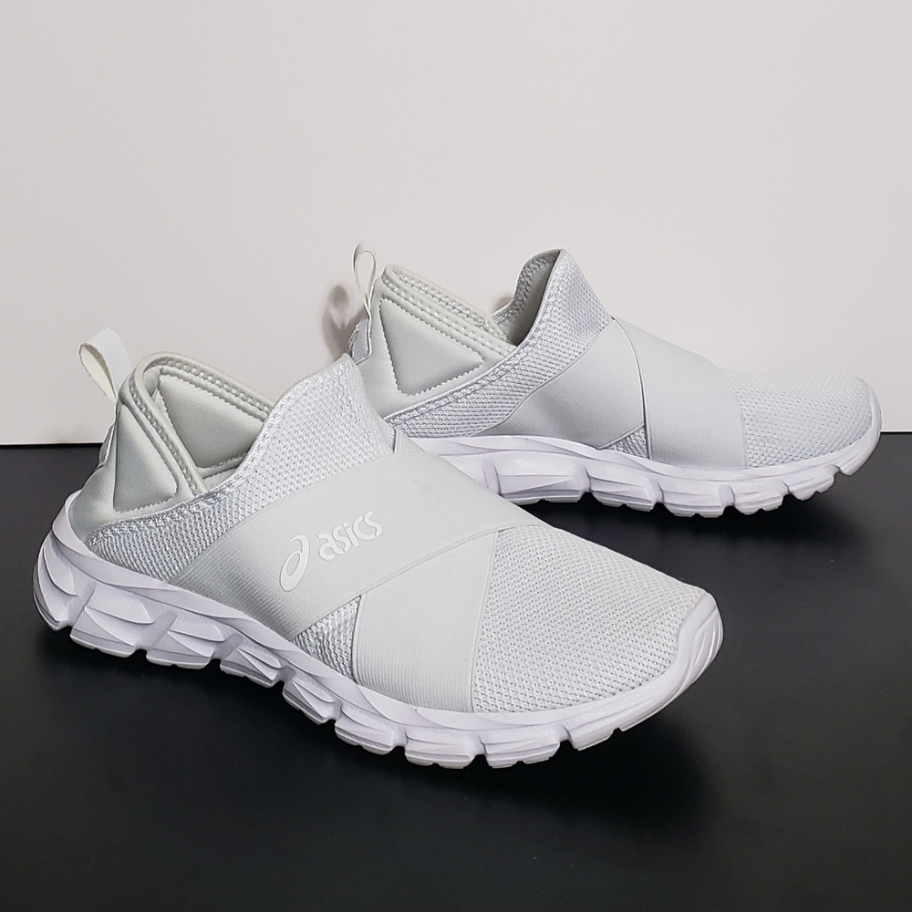 Asics Quantum Lyte Slip On Sneakers 1202A257 Women's Size 9 White